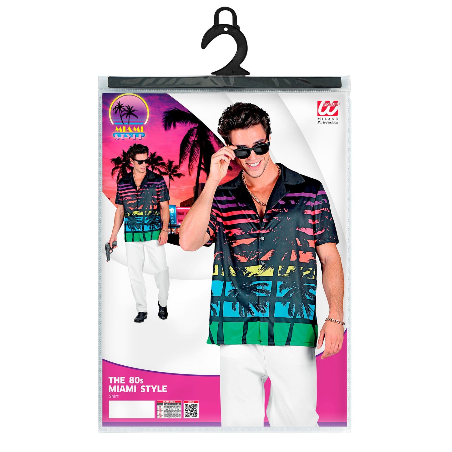 "80er JAHRE MIAMI STIL" (Hemd) – Ansicht 4