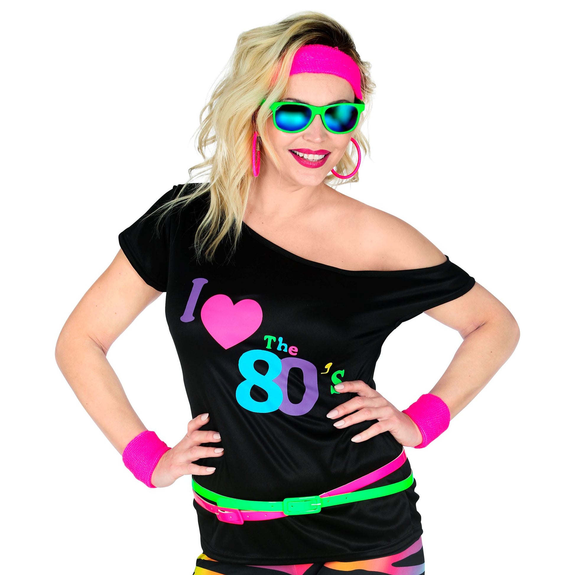 "80er JAHRE MODE" (Shirt) – Vorderansicht