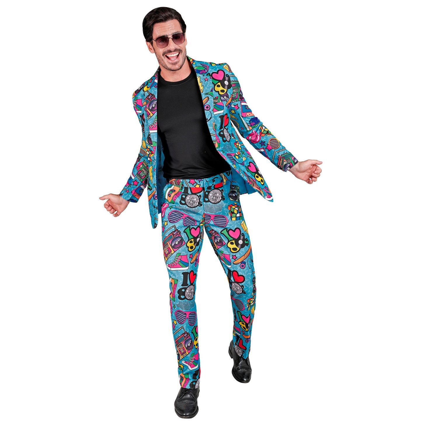 "80er JAHRE PARTY FASHION ANZUG" (Jackett, Hose) – Detailansicht