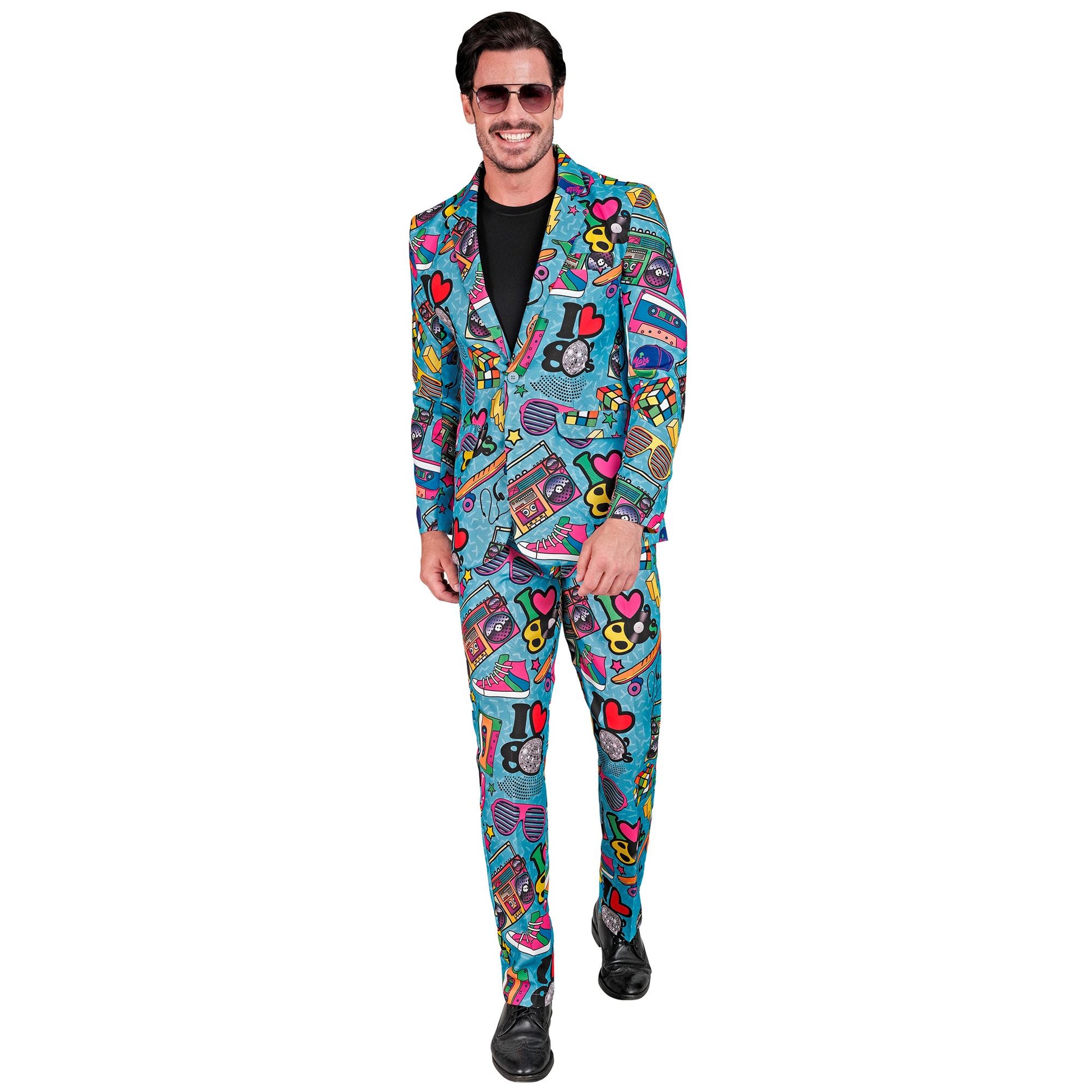 "80er JAHRE PARTY FASHION ANZUG" (Jackett, Hose) – Ansicht 3