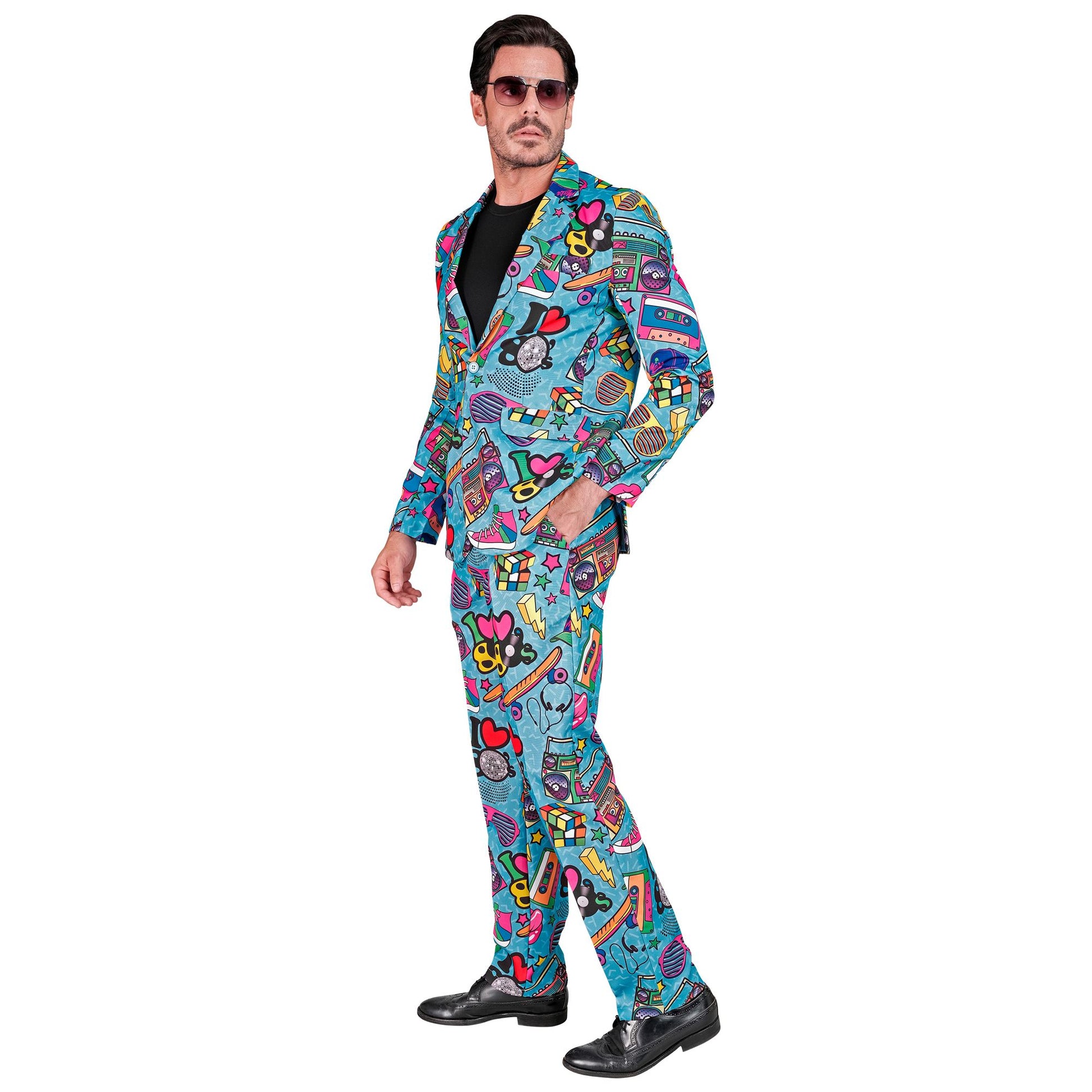 "80er JAHRE PARTY FASHION ANZUG" (Jackett, Hose) – Ansicht 4