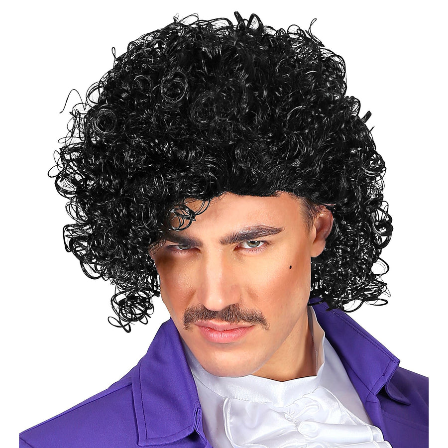 "80er JAHRE ROCK PRINCE PERÜCKE" in Box – Vorderansicht