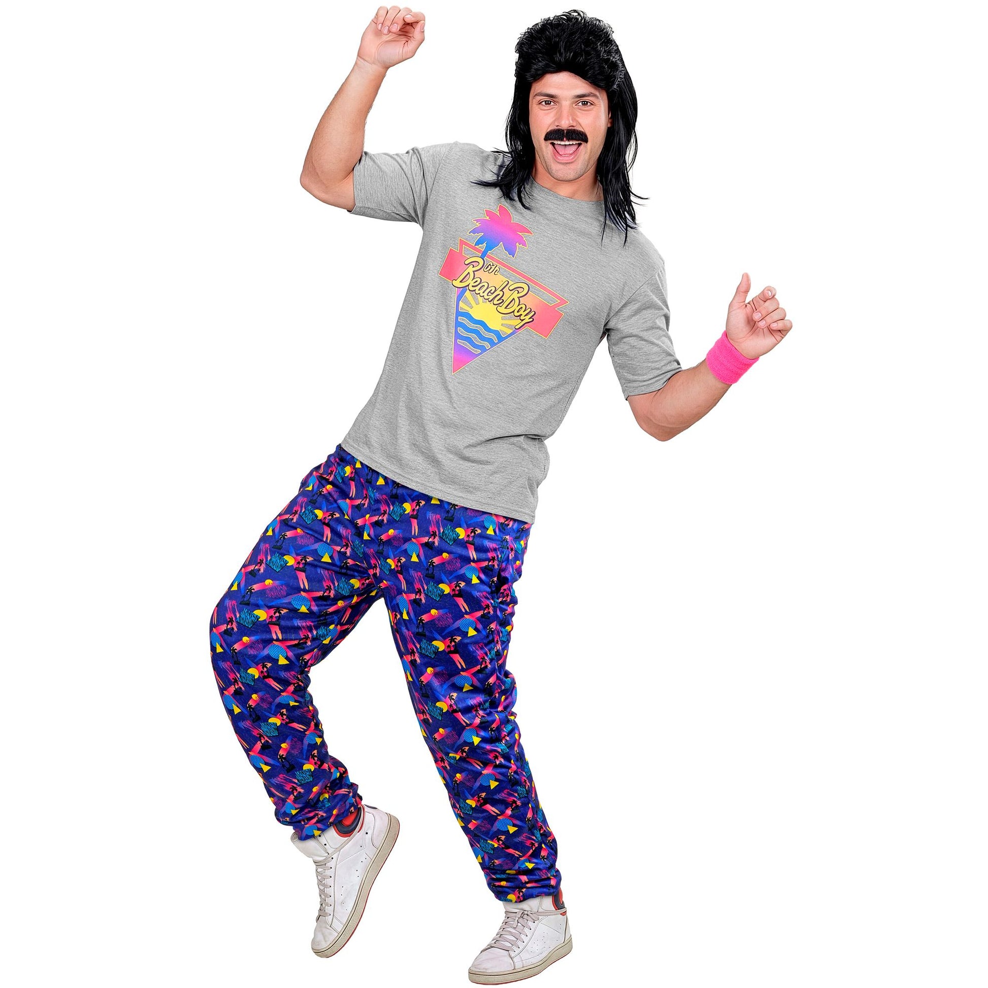 "80s BEACH BOY" (T-Shirt, weite Hosen) – Vorderansicht