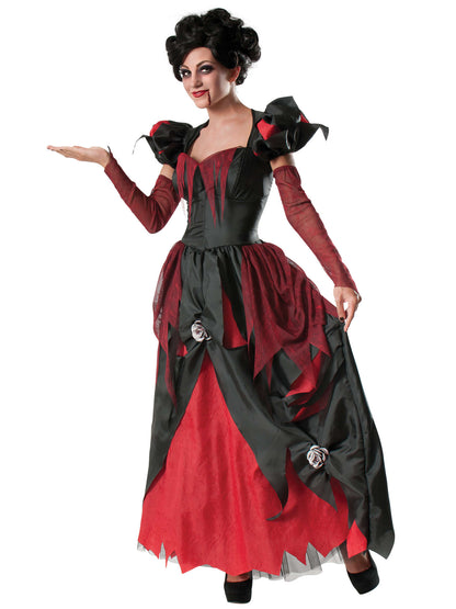 Rubies SINDER-ELLA Kostüm für Damen mit Kleid und Glovelets – Produktansicht