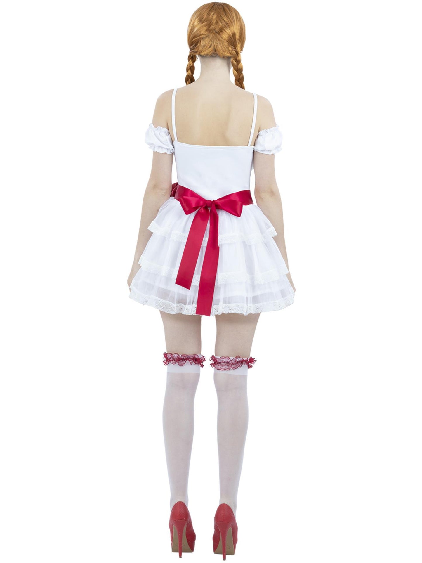 Smiffys Annabelle Mini Dress Kostüm für Damen in Weiss – Detailansicht