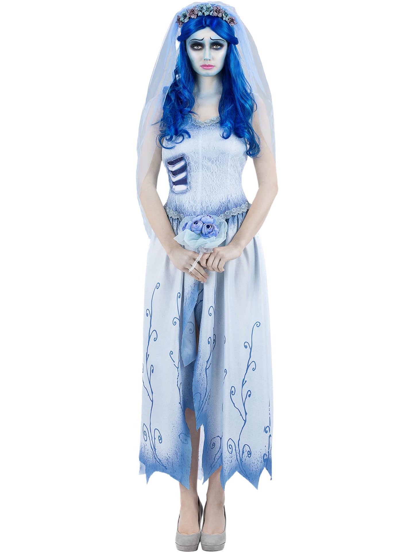 Smiffys Corpse Bride, Emily Costume CS für Damen