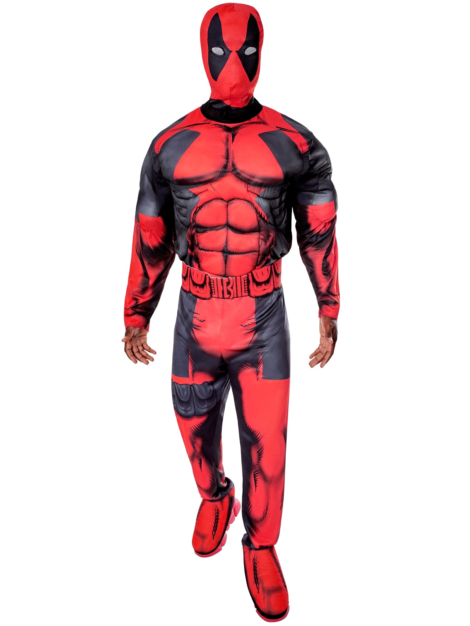 Rubies Deadpool Deluxe Kostüm für Erwachsene mit Maske – Produktansicht