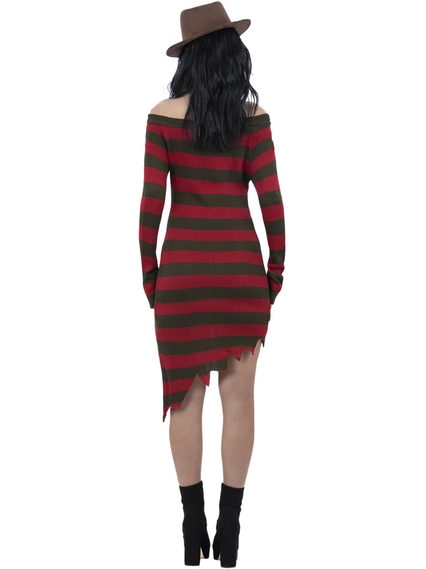 Smiffys Freddy-Krueger-Kostüm für Damen aus A Nightmare on Elm Street – Detailansicht