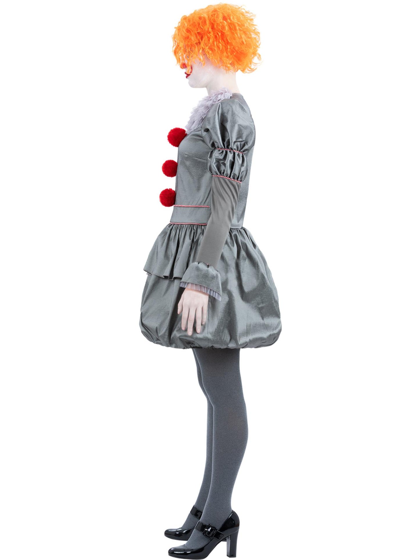 Smiffys Pennywise-Kostüm für Damen aus IT Chapter Two – Seitenansicht