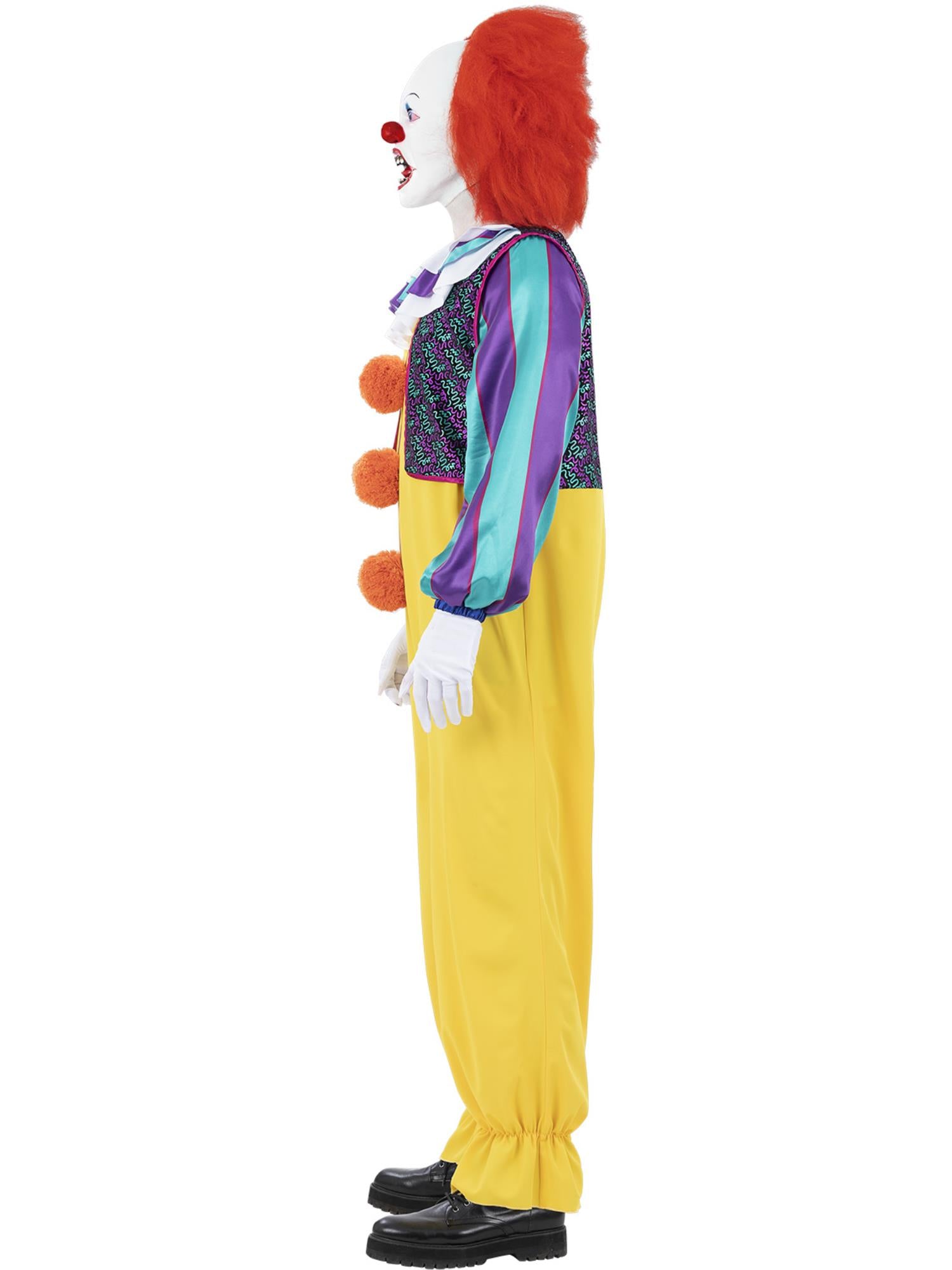 Smiffys Pennywise Kostüm für Herren aus IT The Movie – Seitenansicht