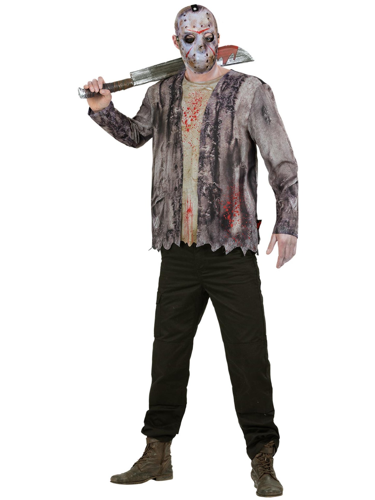Smiffys Jason Voorhees Kostüm für Herren mit Hockeymaske – Produktansicht