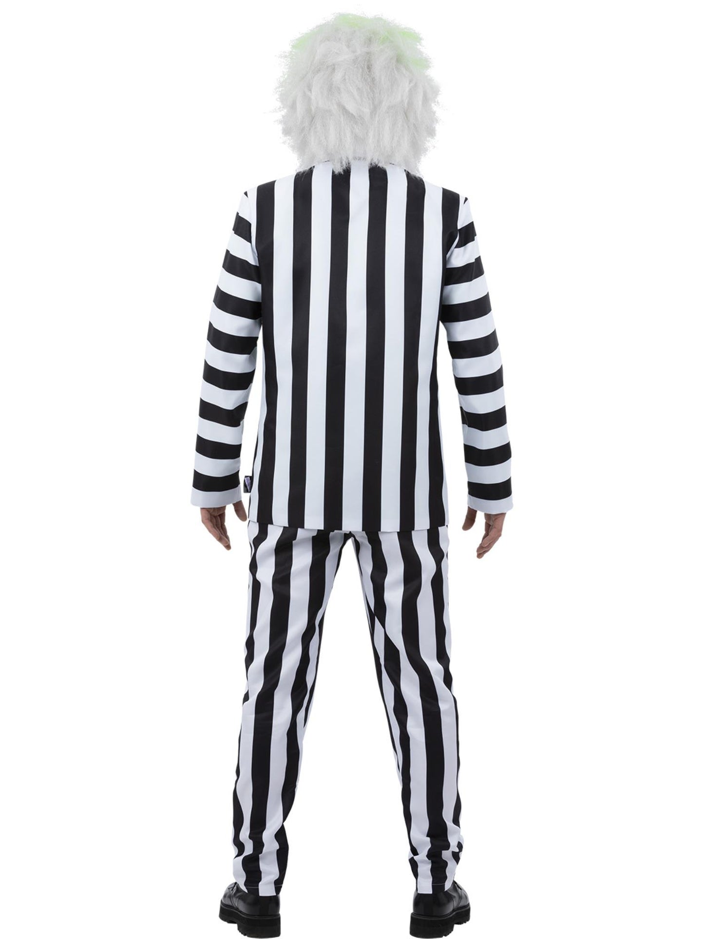 Smiffys Beetlejuice Kostüm für Herren mit Jacke, Hose und Krawatte – Detailansicht