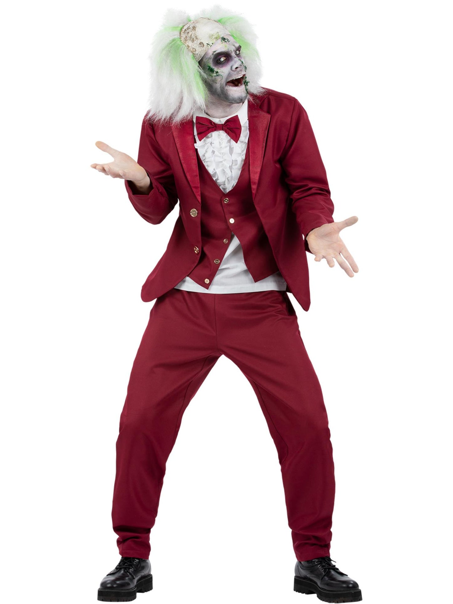 Smiffys Beetlejuice Groom Costume, Jacket CS für Herren