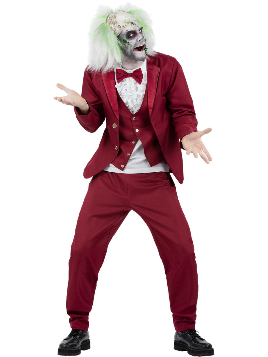 Smiffys Beetlejuice Groom Costume, Jacket CS für Herren