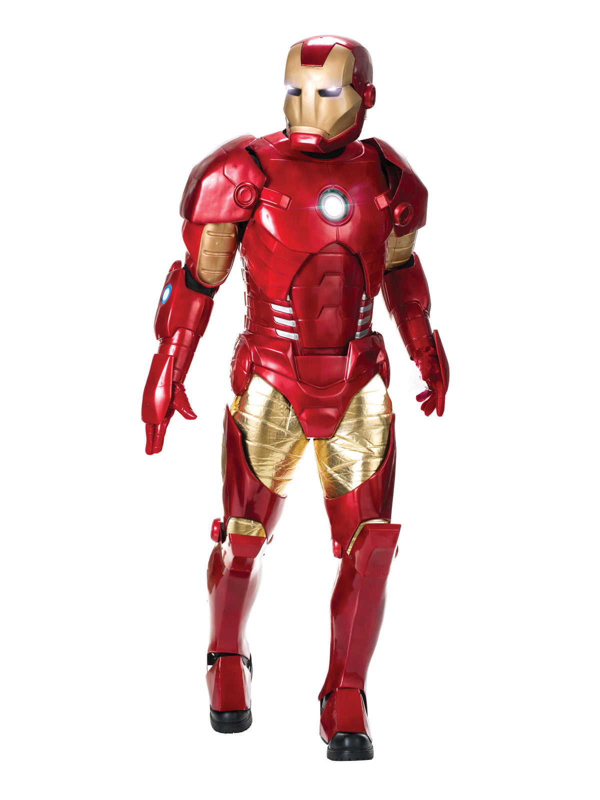Rubies Supreme Edition Iron Man Kostüm für Erwachsene mit Maske und Rüstungsteilen – Produktansicht