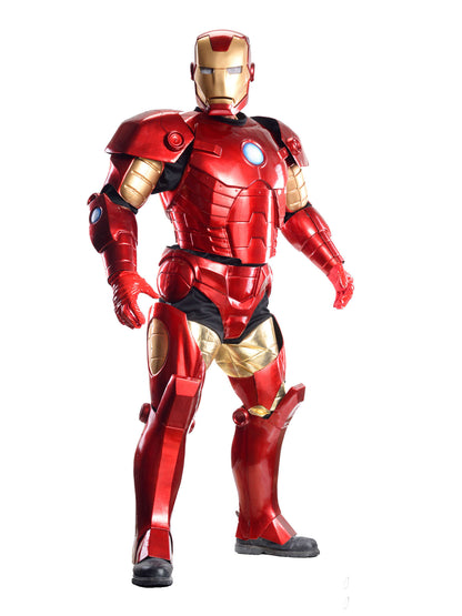 Rubies Supreme Edition Iron Man Kostüm für Erwachsene mit Maske und Rüstungsteilen – Detailansicht