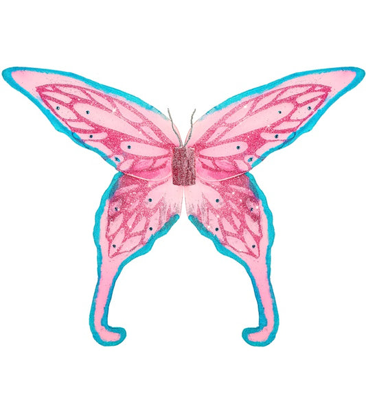 "MAXI FLÜGEL MIT JUWELEN" 100x84 cm Pink / Rosa