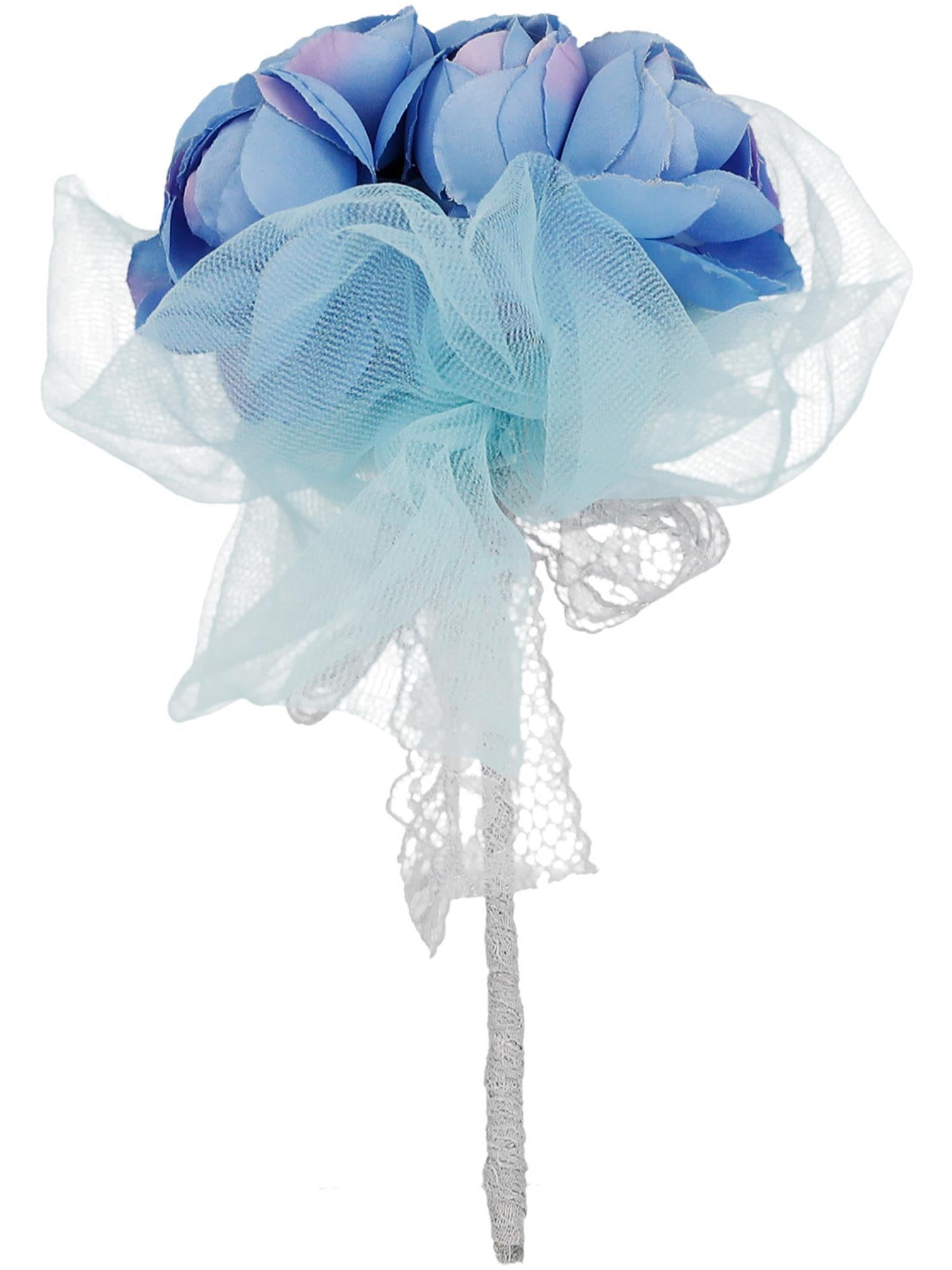 Smiffys Corpse Bride Emily blauer Blumenstrauss für Damen – Detailansicht