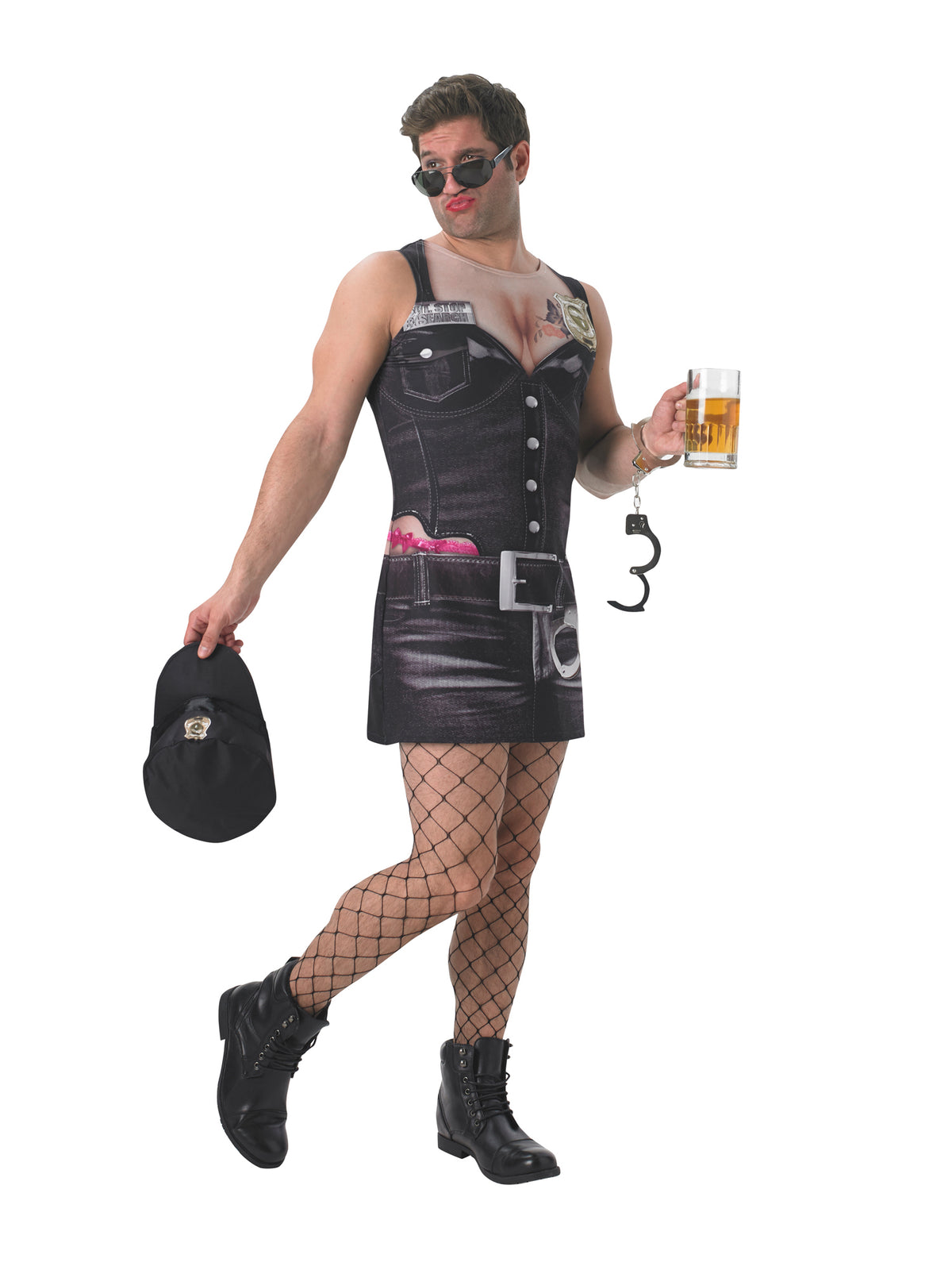 Rubies Sargeant Stop & Search Kostüm für Damen XL mit Kleid und Hut – Produktansicht