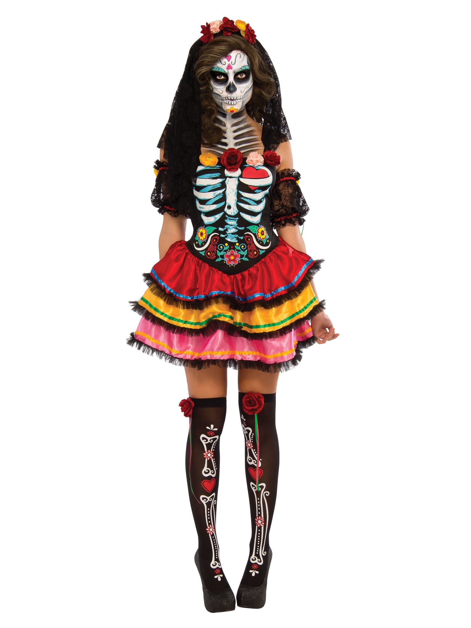 Rubies Day of the Dead Seniora Kostüm für Damen – Produktansicht