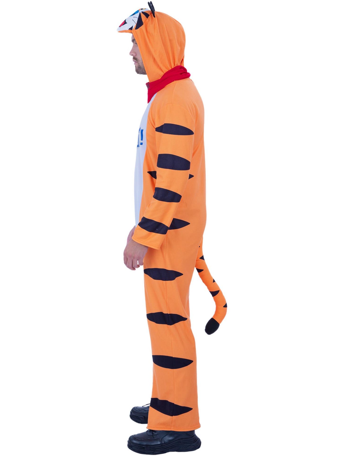 Smiffys Tony the Tiger Kostüm für Herren – Seitenansicht