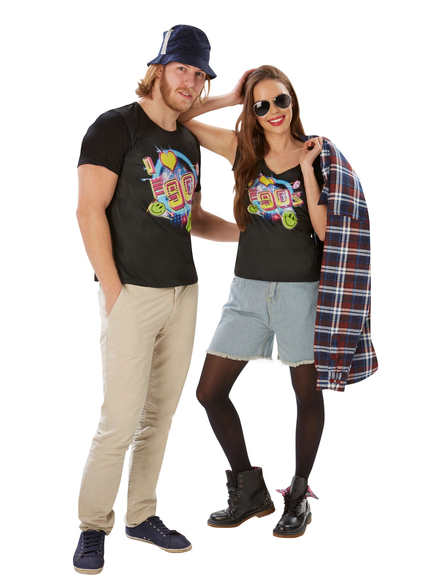 Rubies I Love The 90's T-Shirt-Kostüm für Damen – Seitenansicht