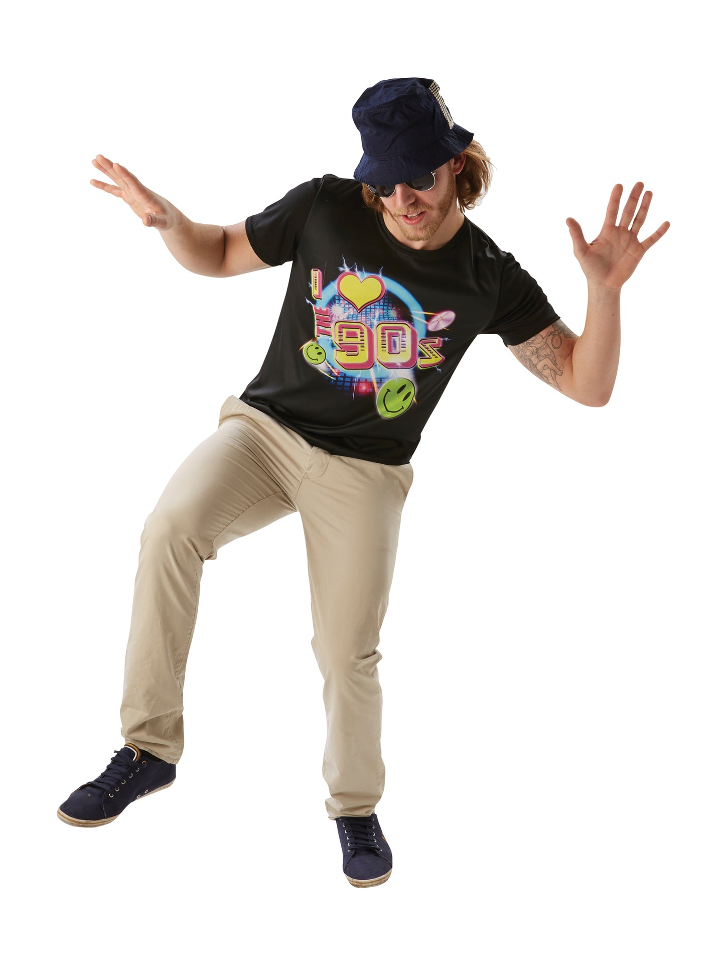 Rubies 90s I Love the 90s T-Shirt-Kostüm für Herren – Produktansicht