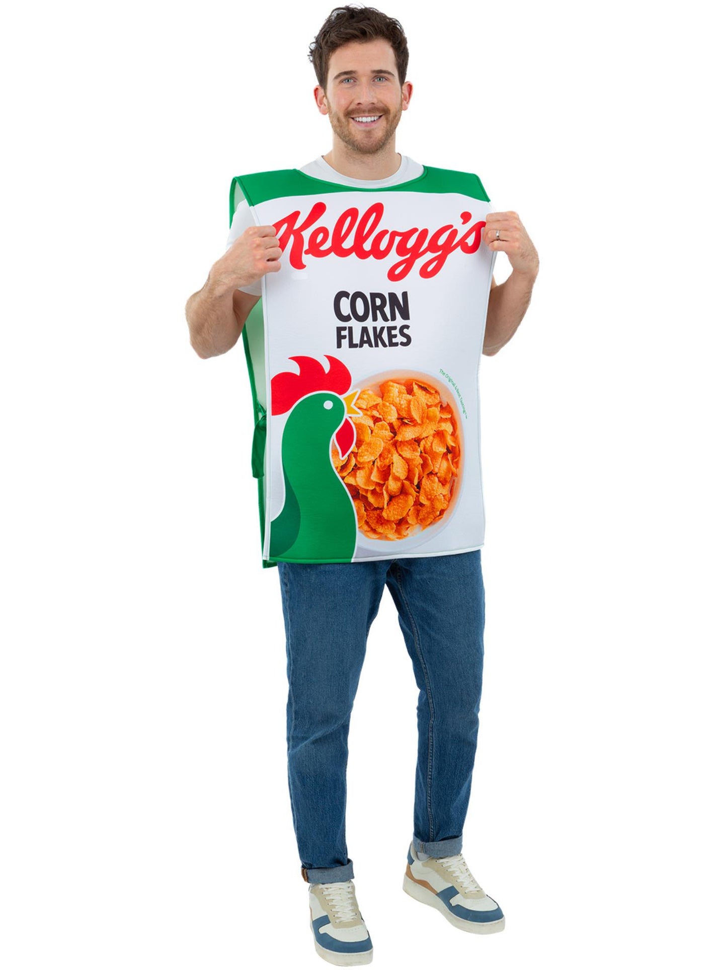 Smiffys Kellogg's Corn Flakes Kostüm für Erwachsene – Produktansicht