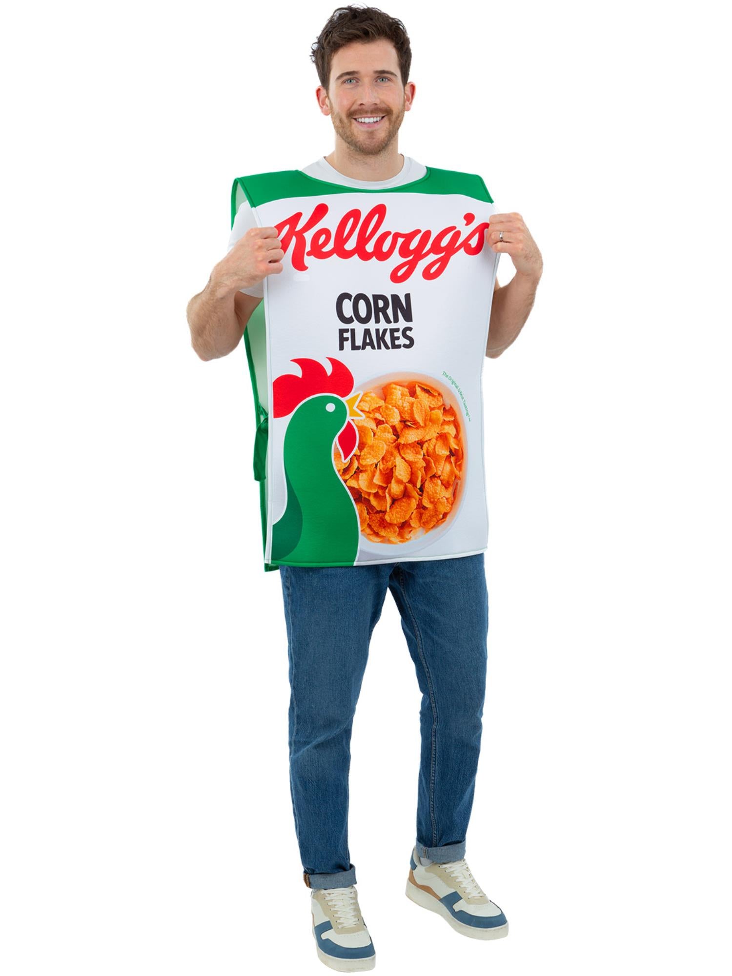 Smiffys Kellogg's Corn Flakes Kostüm für Erwachsene – Produktansicht