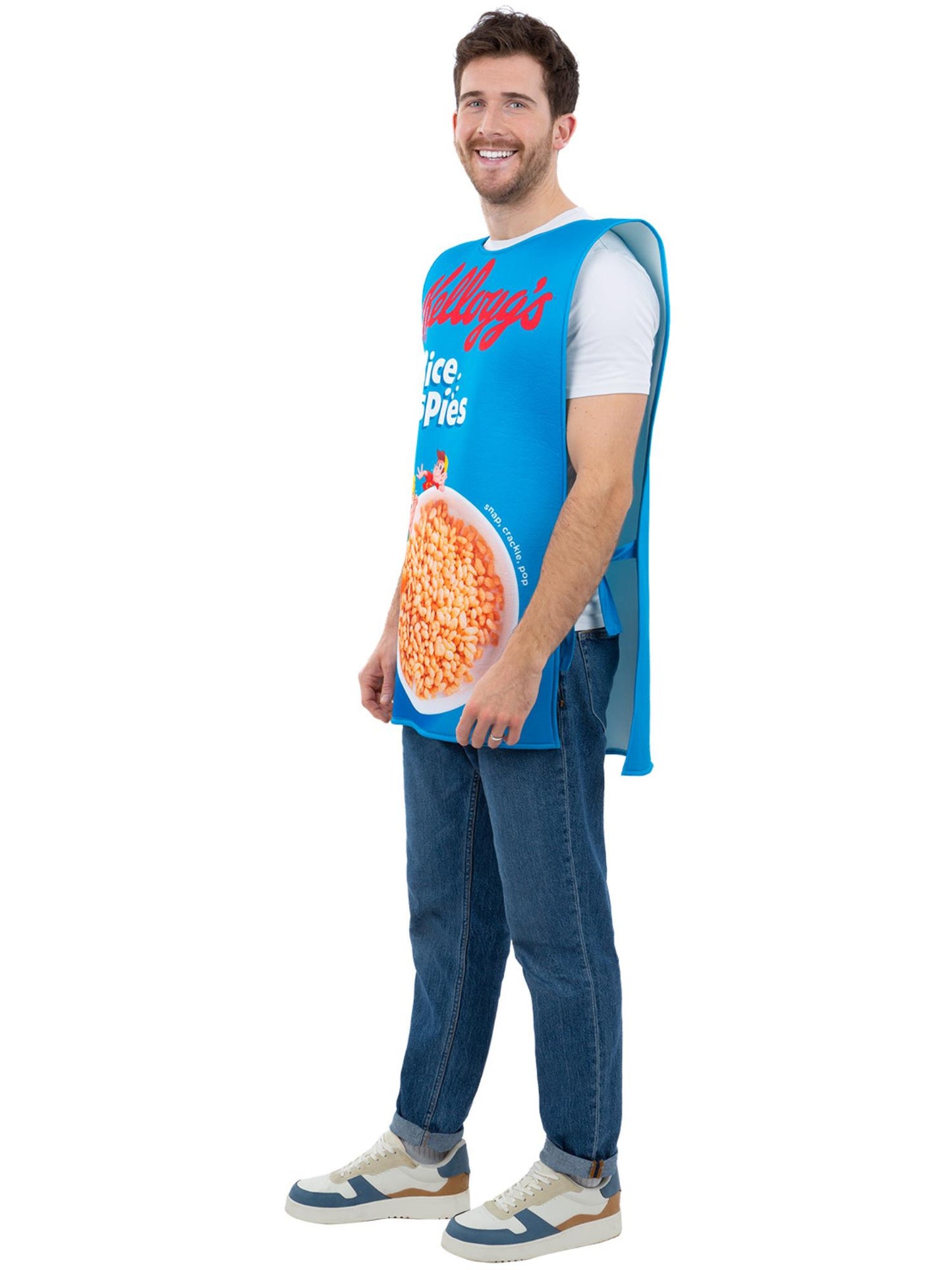 Smiffys Kelloggs? Rice Krispies? Cereal Box Costume CS für Unisex