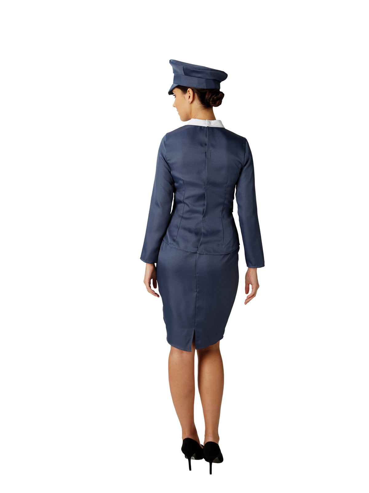 Rubies WRAF Girl Kostüm für Damen mit Top, Rock und Hut – Seitenansicht