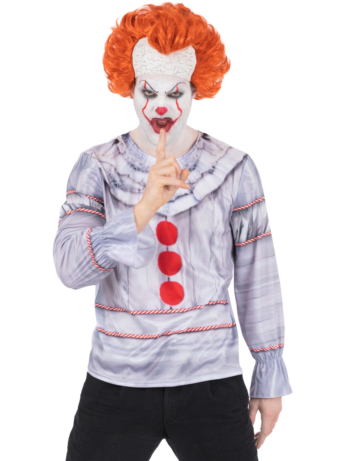 Smiffys IT Chapter 2 Pennywise Top Unisex Kostüm-Oberteil – Produktansicht