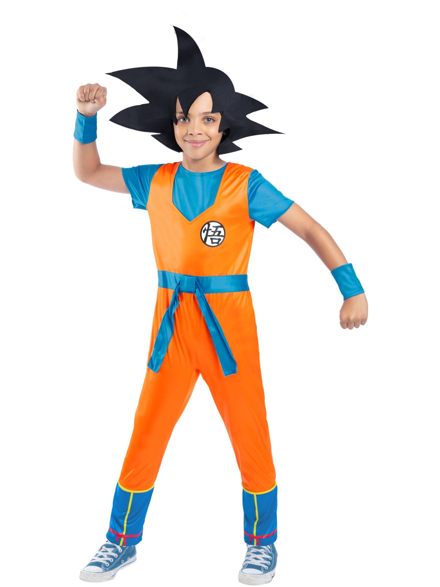Smiffys Dragonball Z Goku Kostüm für Jungen in Blau – Produktansicht