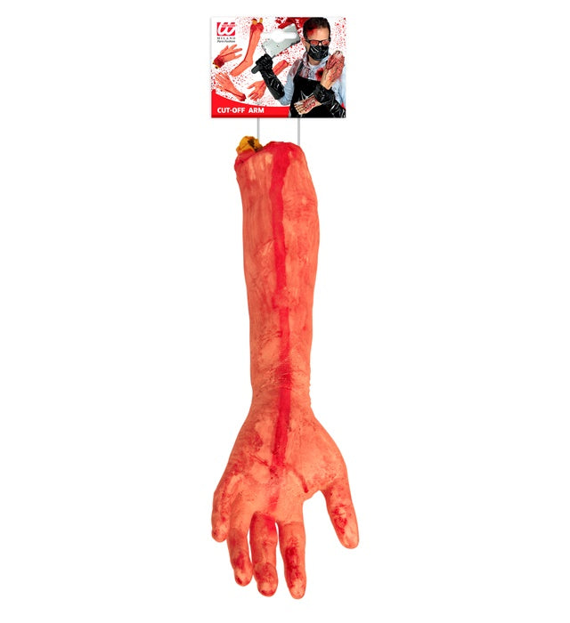 Lebensgroßer abgehackter Arm 42 cm Halloween Dekoration