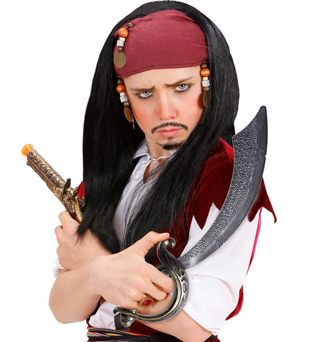 Altes Piratenschwert 48 cm als Kostümzubehör für Fasnacht und Karneval