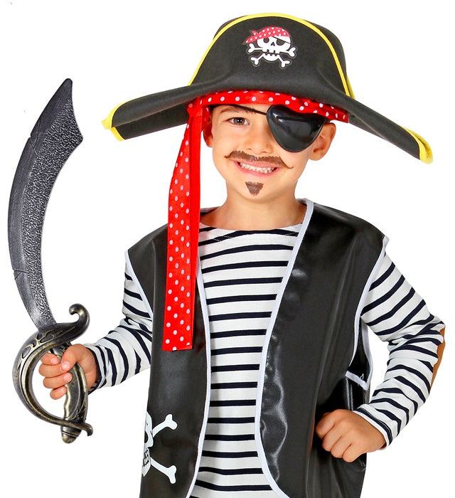 Altes Piratenschwert 48 cm als Kostümzubehör für Fasnacht und Karneval