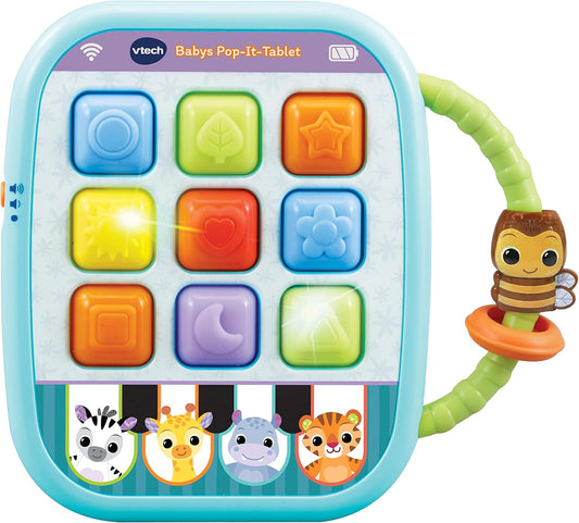 Vtech Baby-Tablet mit Lerninhalten zu Formen, Farben und Tieren – Für Kinder von 6-36 Monaten