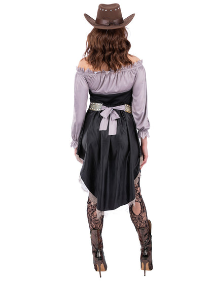 Smiffys Skeleton Saloon Mädchenkostüm CS für Damen