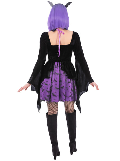 Smiffys Vampiress Bat Cosplay Costume CS für Damen