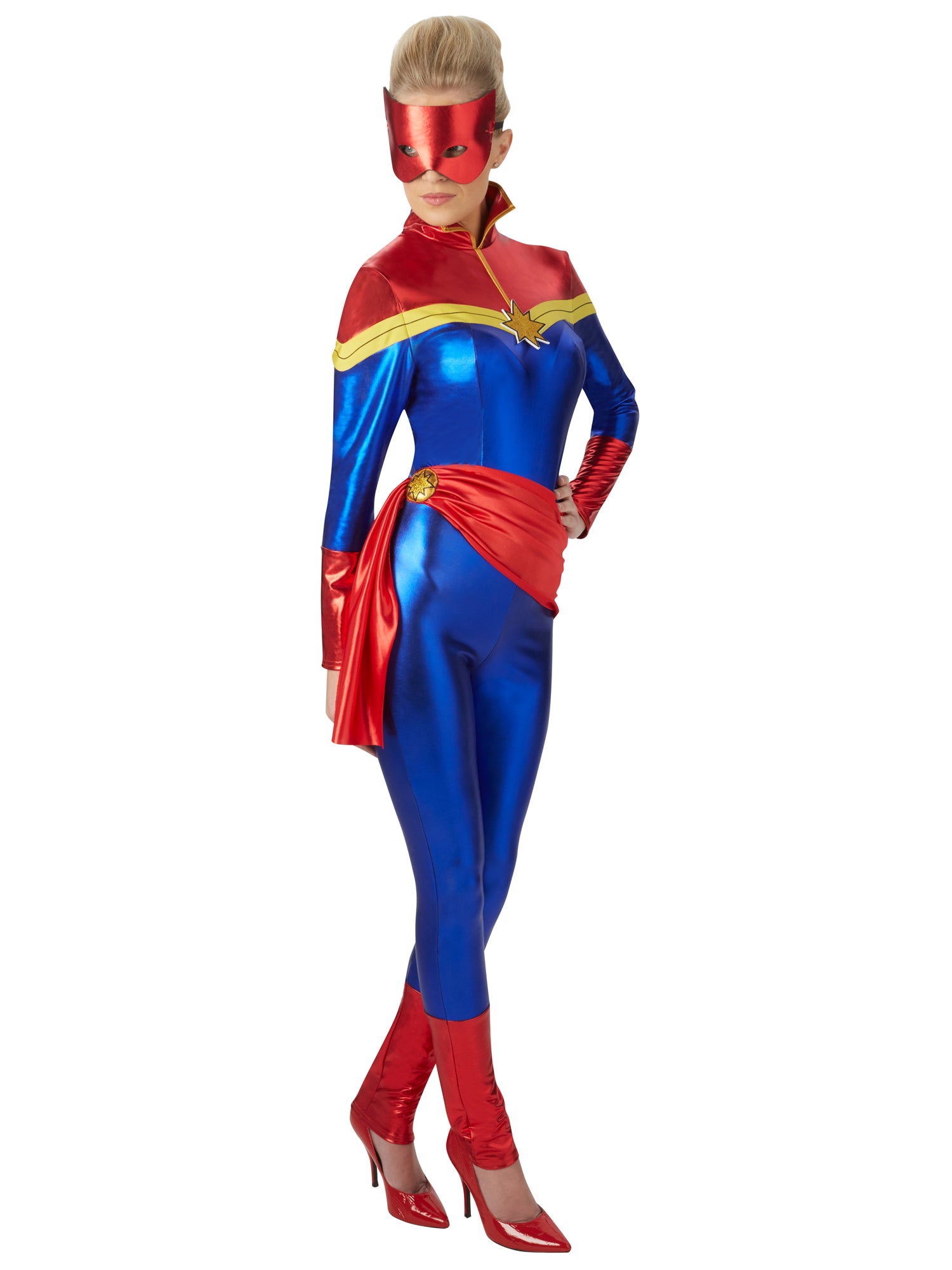 Rubies Captain Marvel Kostüm für Damen für Erwachsene – Produktansicht