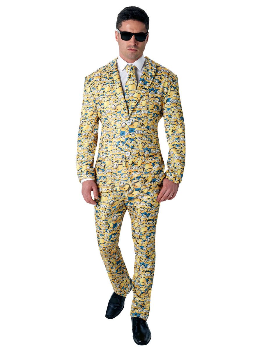Rubies Minion Icon Suit Kostüm für Herren mit Jacke, Hose und Krawatte – Produktansicht