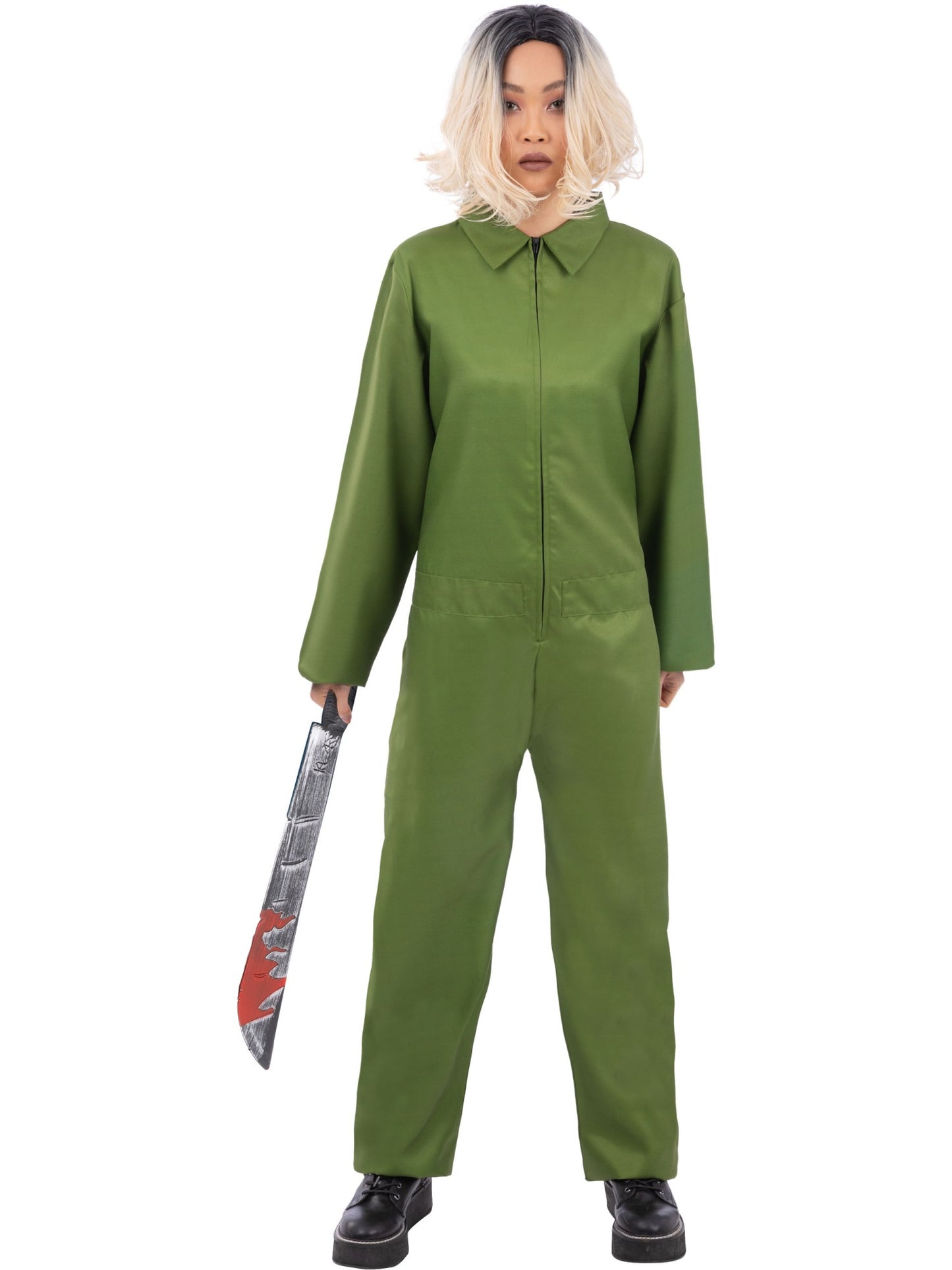 Smiffys Green Boiler Suit Kostüm grün für Erwachsene – Produktansicht
