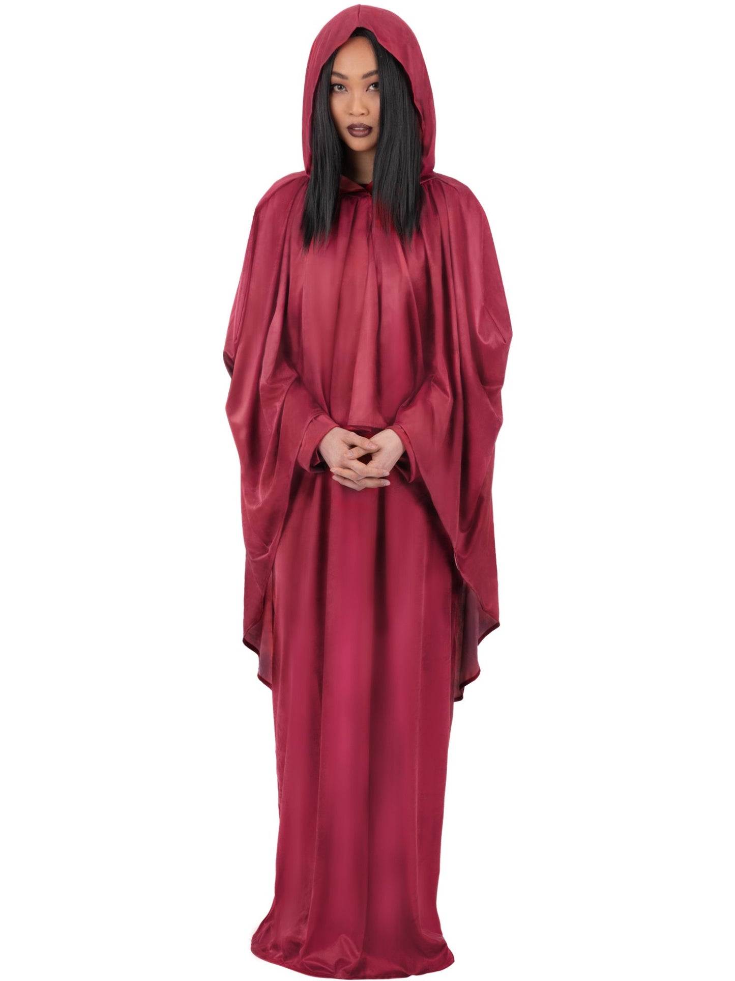Smiffys Occult Costume CS rote Unisex-Kostümrobe mit Kapuze – Produktansicht