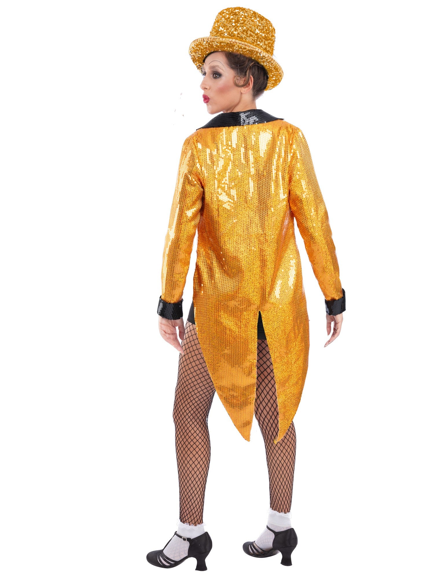Smiffys Rocky Horror Columbia Kostüm für Damen in Gold – Detailansicht