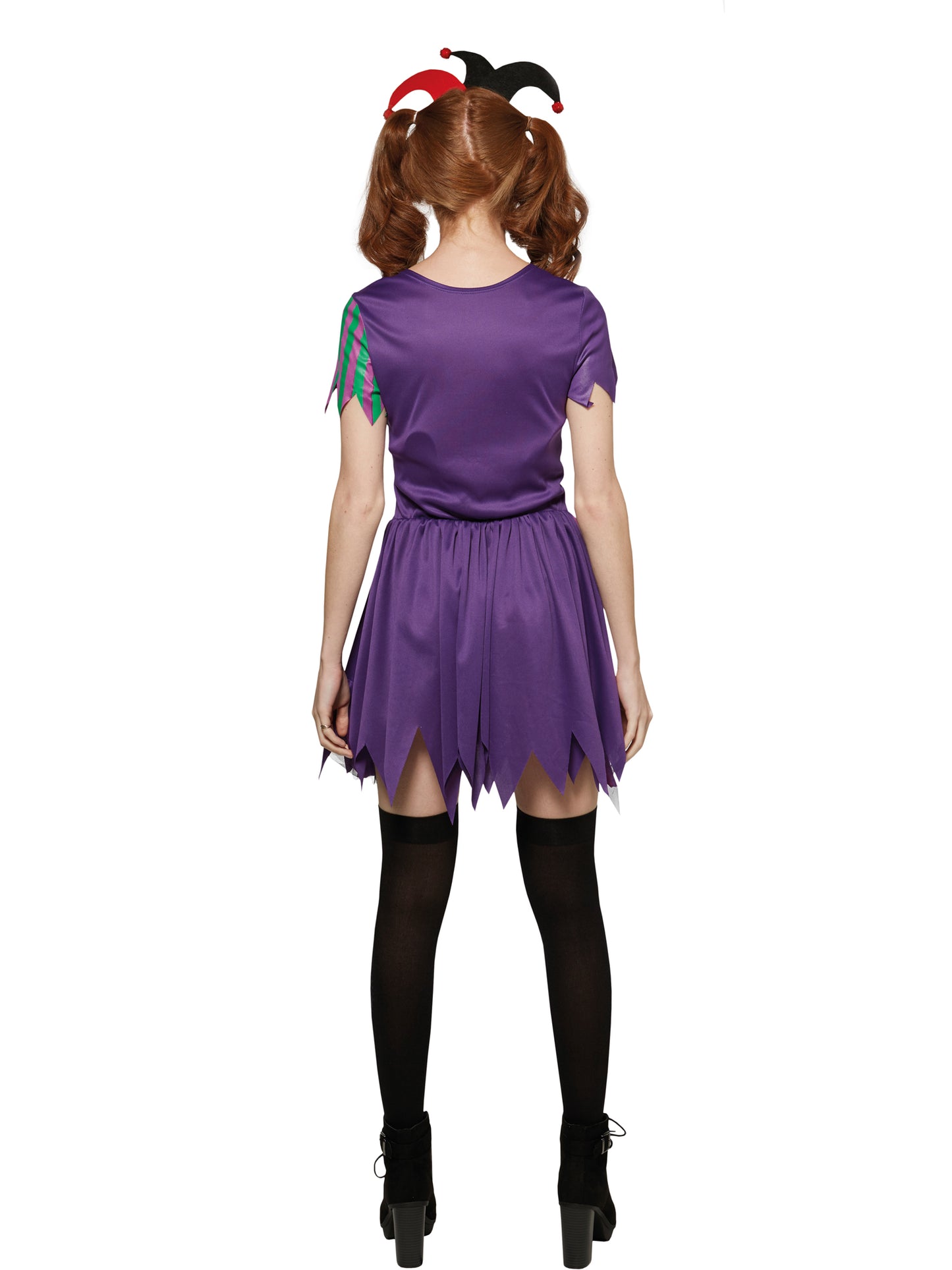 Rubies Harlequin Jester Kostüm für Damen – Kleid – Detailansicht