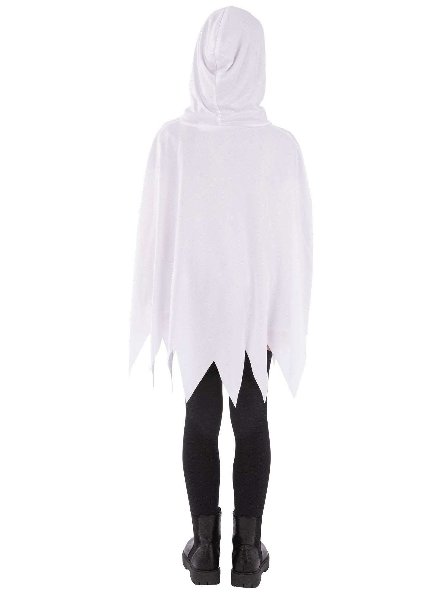 Smiffys Ghost Poncho weiss für Kinder – Detailansicht