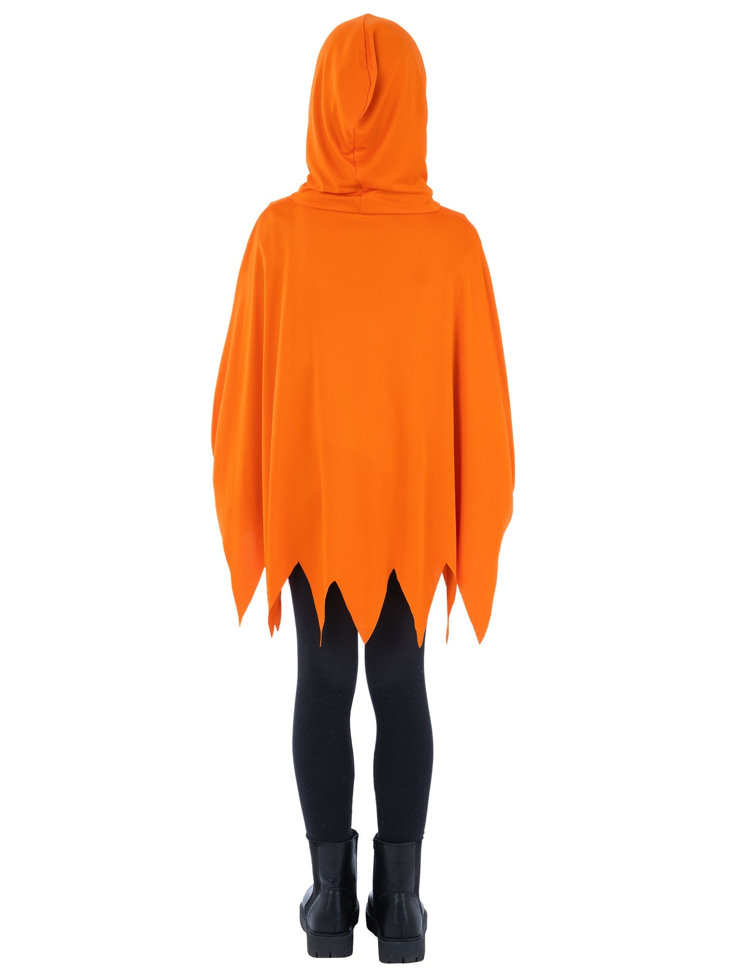 Smiffys Pumpkin Poncho orange Kinderkostüm – Detailansicht