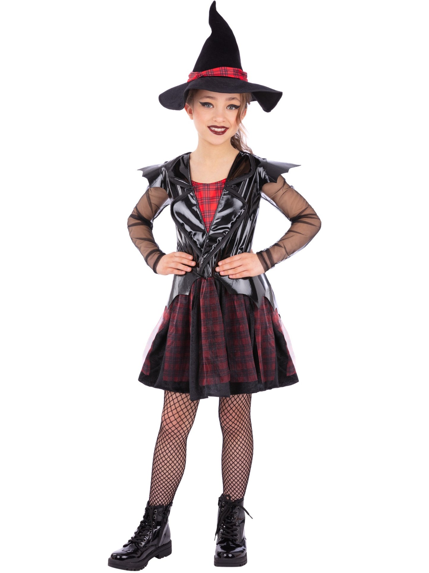 Smiffys Punk Witch Costume CS für Mädchen