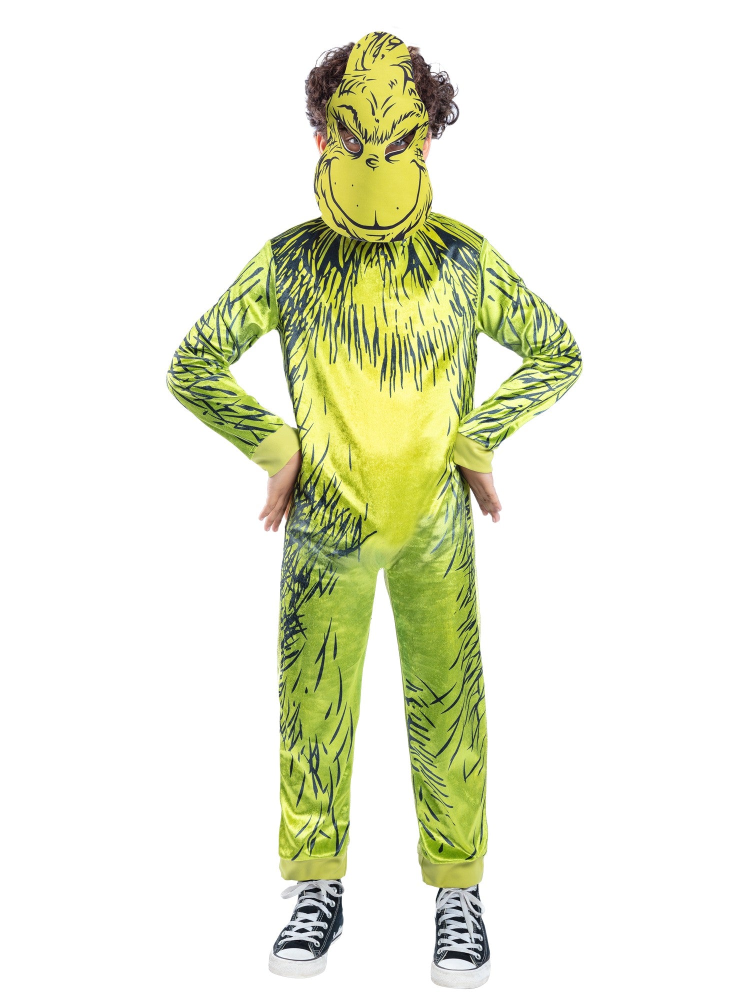 Smiffys Dr. Seuss The Grinch Kostüm für Kinder in Grün – Produktansicht