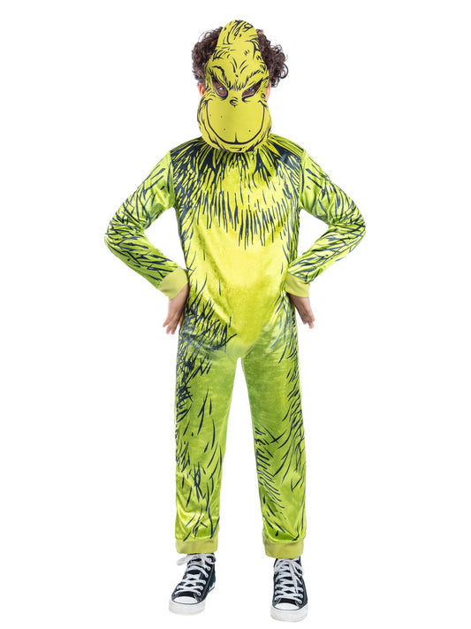 Smiffys Dr. Seuss The Grinch Kostüm für Kinder in Grün – Produktansicht